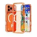 Coque de téléphone magnétique MagSafe avec paillettes style Terminator, Pour iPhone 17 Pro Max, Pour iPhone 17 Pro, Pour iPhone 17, Pour iPhone Air