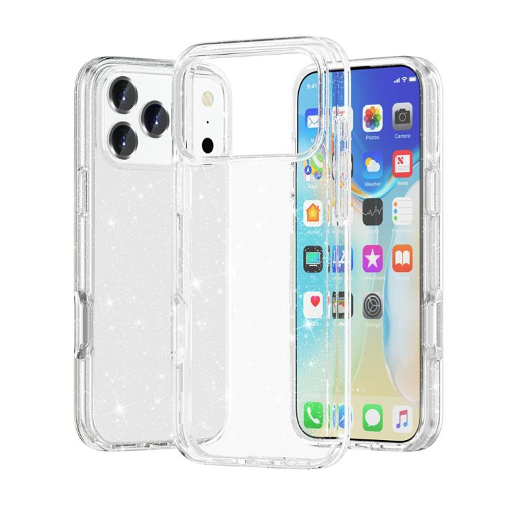 Coque de téléphone anti-choc pailletée Terminator, Pour iPhone 17 Pro Max, Pour iPhone 17 Pro, Pour iPhone 17, Pour iPhone Air