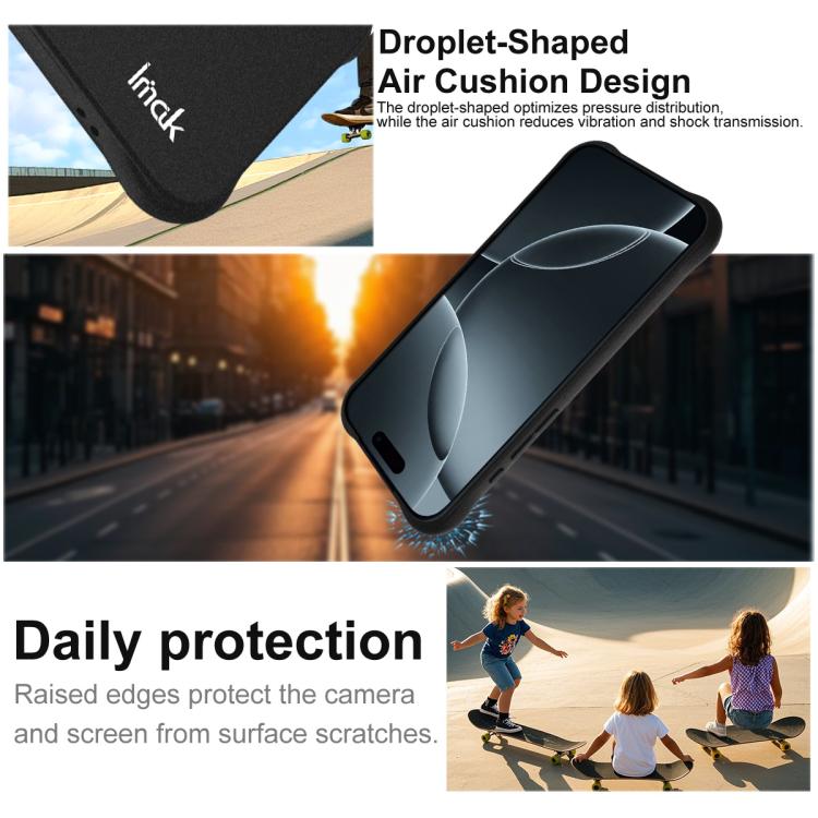 Coque de téléphone imak antichoc en TPU avec coussin d'air, pour iPhone 17 Pro Max, pour iPhone 17 Pro, pour iPhone 17, pour iPhone Air