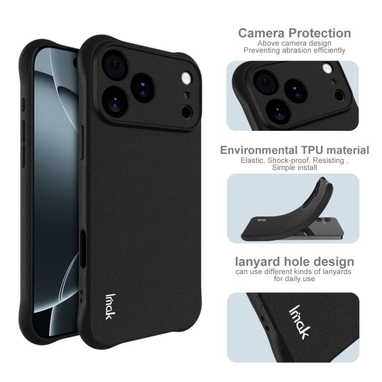 Coque de téléphone imak antichoc en TPU avec coussin d'air, pour iPhone 17 Pro Max, pour iPhone 17 Pro, pour iPhone 17, pour iPhone Air
