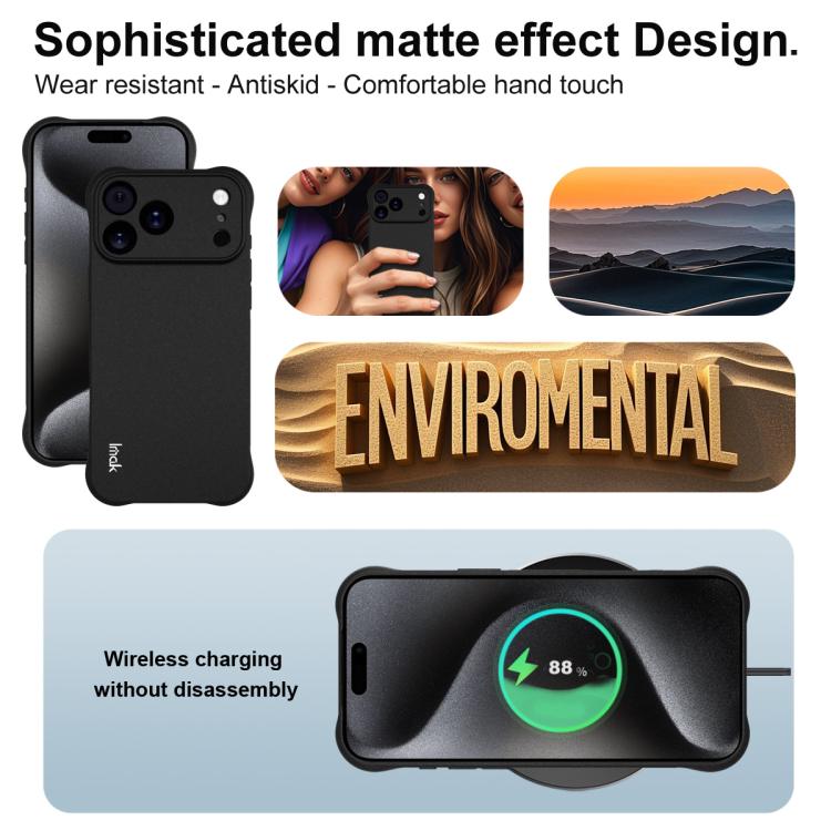 Coque de téléphone imak antichoc en TPU avec coussin d'air, pour iPhone 17 Pro Max, pour iPhone 17 Pro, pour iPhone 17, pour iPhone Air