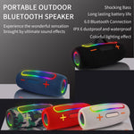 Enceintes sans fil portables PRO9 20W extérieures IPX6 RGB barre de son stéréo caisson de basses
