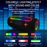 Enceintes sans fil portables PRO9 20W extérieures IPX6 RGB barre de son stéréo caisson de basses