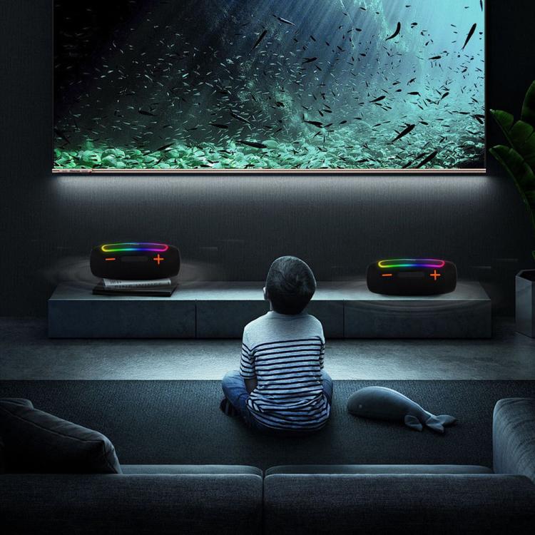 Enceintes sans fil portables PRO9 20W extérieures IPX6 RGB barre de son stéréo caisson de basses
