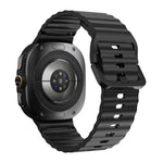 Bracelet de montre en silicone cousu à grain ondulé xDfind pour Samsung Galaxy Watch8 Classic 46 mm / Watch8 44 mm / 40 mm, taille L
