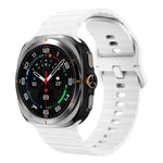 Bracelet de montre en silicone cousu à grain ondulé xDfind pour Samsung Galaxy Watch8 Classic 46 mm / Watch8 44 mm / 40 mm, taille L