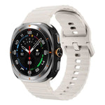 Bracelet de montre en silicone cousu à grain ondulé xDfind pour Samsung Galaxy Watch8 Classic 46 mm / Watch8 44 mm / 40 mm, taille L