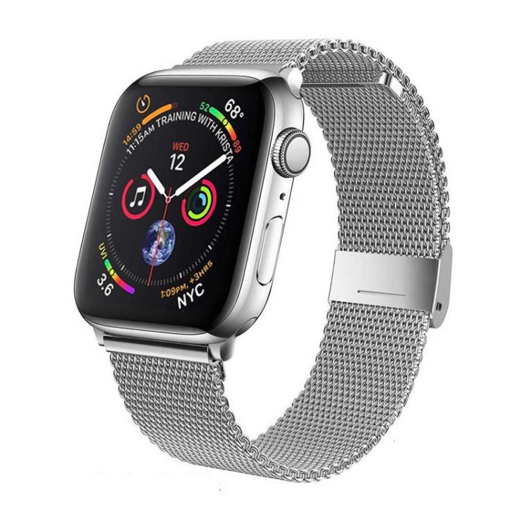 Bracelet de montre en métal à boucle milanaise xDfind, compatible avec Apple Watch 42/44/45/46/49 mm et Apple Watch 38/40/41/S10 42 mm.