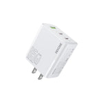 Chargeur rapide WK WP-U66 Kinkong 65W double USB-C / Type-C + USB, prise UK, prise US, prise EU