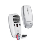 Souris sans fil mini HXSJ M109, clic droit 3D, lecteur de carte TF, boutons silencieux 4D
