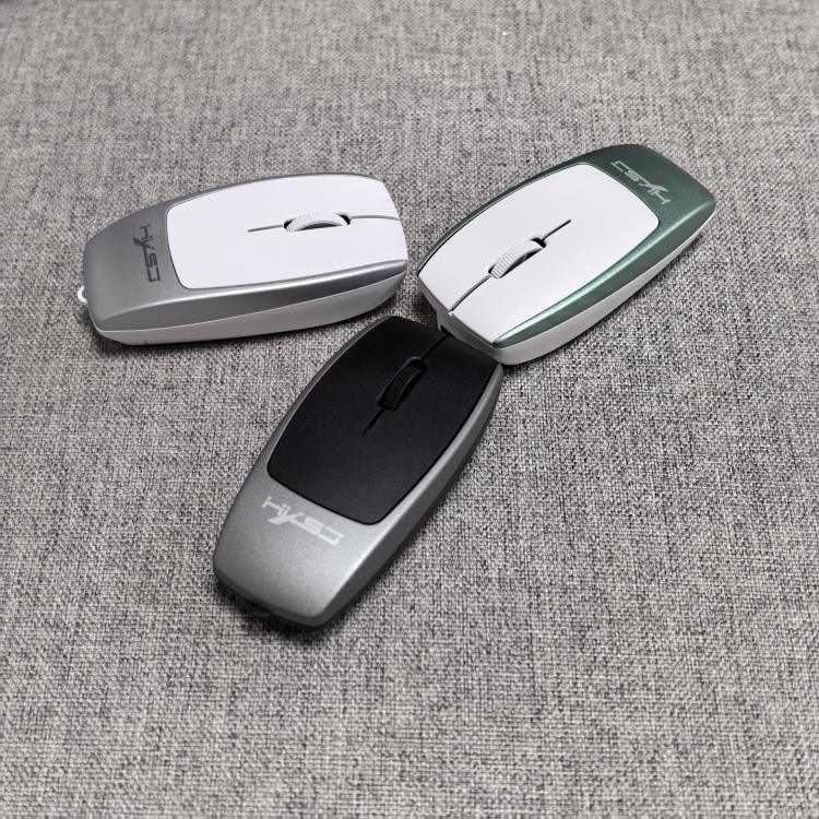 Souris sans fil mini HXSJ M109, clic droit 3D, lecteur de carte TF, boutons silencieux 4D