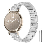 xDfind Diamond Jewelry Steel Watch Band, 22mm For Amazfit GTR 4/3/3 Pro/Bip6/Bip5, 20mm For Amazfit Bip U / Lite / Bip 3 Pro, 20mm For Amazfit GTS4 mini/GTS3/2/2E/GT2 mini, 18mm For Huawei GT5/GT4 41mm / OPPO Watch X2 Mini, 14mm For Garmin Lily 2      ...