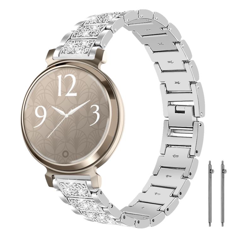 xDfind Diamond Jewelry Steel Watch Band, 22mm For Amazfit GTR 4/3/3 Pro/Bip6/Bip5, 20mm For Amazfit Bip U / Lite / Bip 3 Pro, 20mm For Amazfit GTS4 mini/GTS3/2/2E/GT2 mini, 18mm For Huawei GT5/GT4 41mm / OPPO Watch X2 Mini, 14mm For Garmin Lily 2      ...