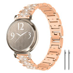 xDfind Diamond Jewelry Steel Watch Band, 22mm For Amazfit GTR 4/3/3 Pro/Bip6/Bip5, 20mm For Amazfit Bip U / Lite / Bip 3 Pro, 20mm For Amazfit GTS4 mini/GTS3/2/2E/GT2 mini, 18mm For Huawei GT5/GT4 41mm / OPPO Watch X2 Mini, 14mm For Garmin Lily 2      ...