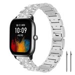 xDfind Diamond Jewelry Steel Watch Band, 22mm For Amazfit GTR 4/3/3 Pro/Bip6/Bip5, 20mm For Amazfit Bip U / Lite / Bip 3 Pro, 20mm For Amazfit GTS4 mini/GTS3/2/2E/GT2 mini, 18mm For Huawei GT5/GT4 41mm / OPPO Watch X2 Mini, 14mm For Garmin Lily 2      ...