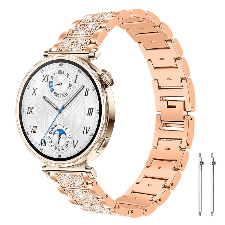xDfind Diamond Jewelry Steel Watch Band, 22mm For Amazfit GTR 4/3/3 Pro/Bip6/Bip5, 20mm For Amazfit Bip U / Lite / Bip 3 Pro, 20mm For Amazfit GTS4 mini/GTS3/2/2E/GT2 mini, 18mm For Huawei GT5/GT4 41mm / OPPO Watch X2 Mini, 14mm For Garmin Lily 2      ...