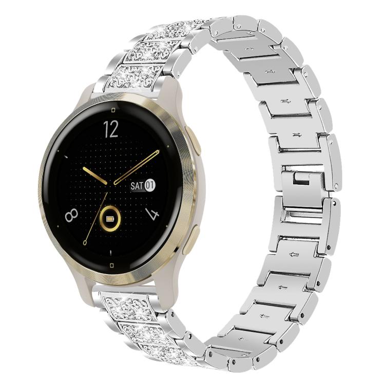 xDfind Diamond Jewelry Steel Watch Band, 20mm For COROS APEX 2 42mm / PACE 2, 20mm For Ticwatch GTH / E3 / E / 2, 22mm For Ticwatch Pro X / Pro3 / Pro / GTX / E2, 20mm For Xiaomi Haylou RS4 Plus LS11, 22mm For Xiaomi Watch S3/2 Pro/S2/S1               ...