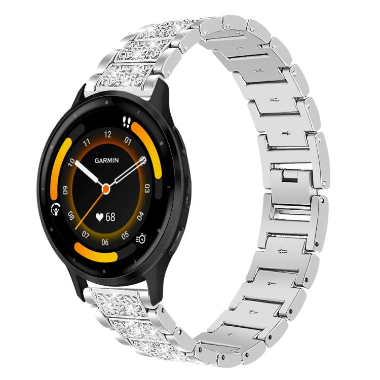 xDfind Diamond Jewelry Steel Watch Band, 20mm For COROS APEX 2 42mm / PACE 2, 20mm For Ticwatch GTH / E3 / E / 2, 22mm For Ticwatch Pro X / Pro3 / Pro / GTX / E2, 20mm For Xiaomi Haylou RS4 Plus LS11, 22mm For Xiaomi Watch S3/2 Pro/S2/S1               ...