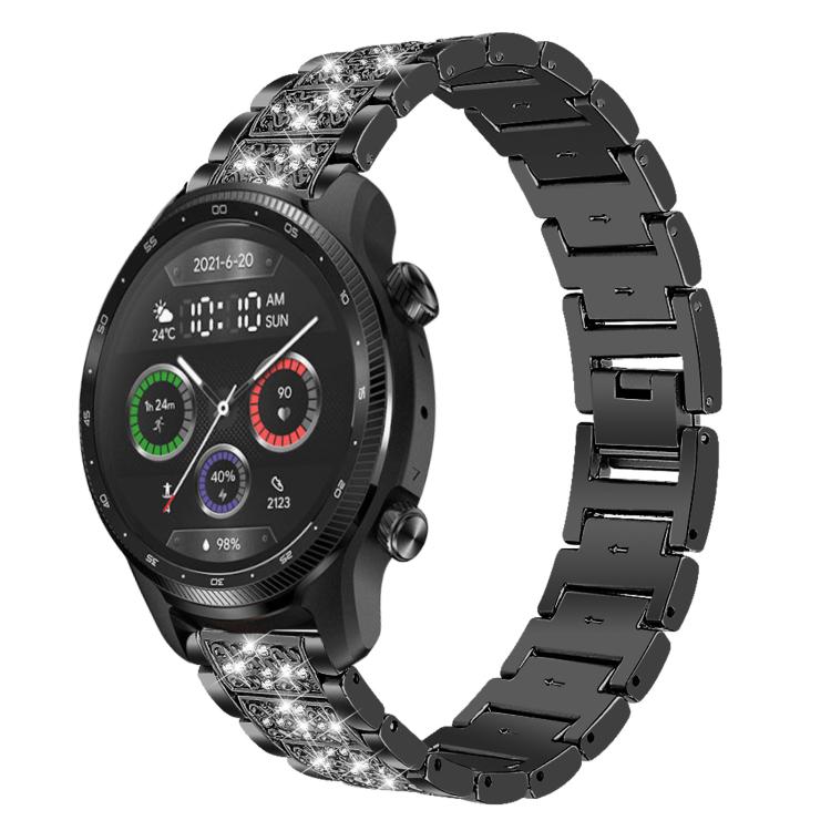 xDfind Diamond Jewelry Steel Watch Band, 20mm For COROS APEX 2 42mm / PACE 2, 20mm For Ticwatch GTH / E3 / E / 2, 22mm For Ticwatch Pro X / Pro3 / Pro / GTX / E2, 20mm For Xiaomi Haylou RS4 Plus LS11, 22mm For Xiaomi Watch S3/2 Pro/S2/S1               ...