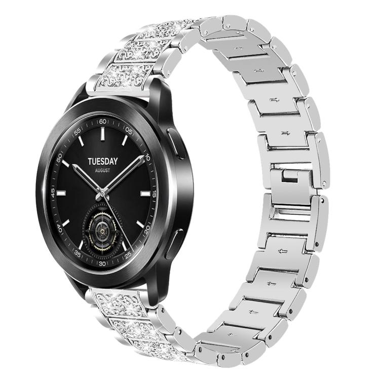 xDfind Diamond Jewelry Steel Watch Band, 20mm For COROS APEX 2 42mm / PACE 2, 20mm For Ticwatch GTH / E3 / E / 2, 22mm For Ticwatch Pro X / Pro3 / Pro / GTX / E2, 20mm For Xiaomi Haylou RS4 Plus LS11, 22mm For Xiaomi Watch S3/2 Pro/S2/S1               ...