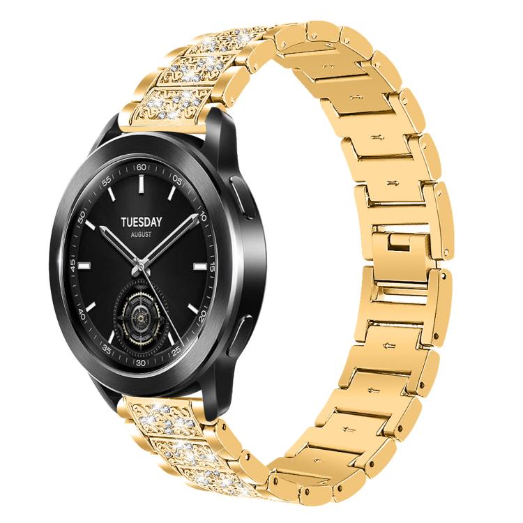 xDfind Diamond Jewelry Steel Watch Band, 20mm For COROS APEX 2 42mm / PACE 2, 20mm For Ticwatch GTH / E3 / E / 2, 22mm For Ticwatch Pro X / Pro3 / Pro / GTX / E2, 20mm For Xiaomi Haylou RS4 Plus LS11, 22mm For Xiaomi Watch S3/2 Pro/S2/S1               ...