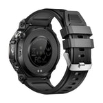 Montre connectée KT85 pour les sports outdoor, écran 1,43 pouce, étanche 5 ATM, avec lampe torche puissante.
