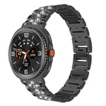 xDfind Diamond Jewelry Stainless Steel Watch Band, For Samsung Galaxy Watch Ultra / Ultra 2025, For Samsung Galaxy Watch8 / Watch8 Classic, For Samsung Galaxy Watch7 / FE / 6 / 5 / 4, For Samsung Galaxy Fit3