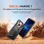 Blackview Oscal Marine 1, Android 15 de 6,56 pouces, Unisoc UMS9230E T615 Octa Core, Réseau : 4G, OTG, NFC, 4 Go+128 Go