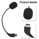 Microphone casque gaming e-sport, Type-C coudé, Type-C droit