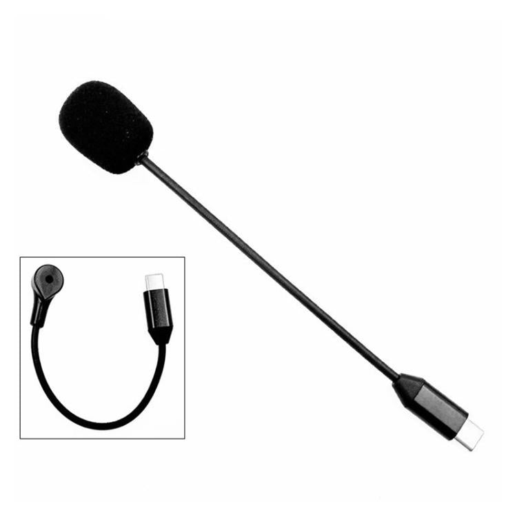 Microphone casque gaming e-sport, Type-C coudé, Type-C droit