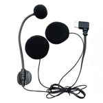 Microphone casque intercom pour demi-casque moto Type-C coudé, Type-C coudé