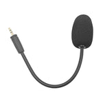 Microphone d'interphone flexible pour casque de jeu Turtle Beach Ear Force PX4 / PX5, 2,5 mm droit, 3,5 mm droit