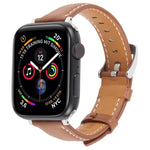Bracelet de montre en cuir microfibre de soie, compatible avec Apple Watch 46 mm / 49 mm / 45 mm / 44 mm et Apple Watch 42 mm / 41 mm / 40 mm / 38 mm.