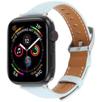 Bracelet de montre en cuir microfibre de soie, compatible avec Apple Watch 46 mm / 49 mm / 45 mm / 44 mm et Apple Watch 42 mm / 41 mm / 40 mm / 38 mm.