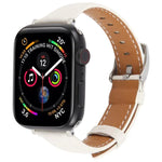 Bracelet de montre en cuir microfibre de soie, compatible avec Apple Watch 46 mm / 49 mm / 45 mm / 44 mm et Apple Watch 42 mm / 41 mm / 40 mm / 38 mm.