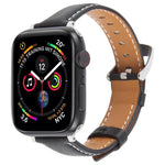 Bracelet de montre en cuir microfibre de soie, compatible avec Apple Watch 46 mm / 49 mm / 45 mm / 44 mm et Apple Watch 42 mm / 41 mm / 40 mm / 38 mm.