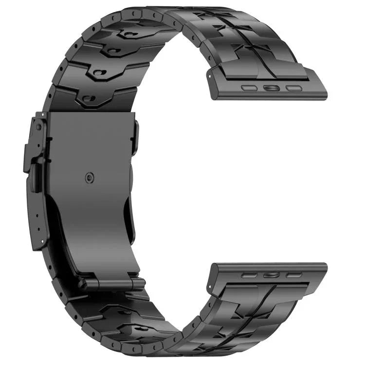 Bracelet de montre en alliage de titane avec boucle plate à dégagement rapide de 26 mm, pour Apple Watch 46 mm / 49 mm / 45 mm / 44 mm