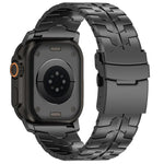 Bracelet de montre en alliage de titane avec boucle plate à dégagement rapide de 26 mm, pour Apple Watch 46 mm / 49 mm / 45 mm / 44 mm