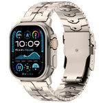 Bracelet de montre en alliage de titane avec boucle plate à dégagement rapide de 26 mm, pour Apple Watch 46 mm / 49 mm / 45 mm / 44 mm