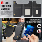 Étui de téléphone détachable MAGKING K3 Series MagSafe RFID Card Bag, pour iPhone 17e / 16e, pour iPhone 17, pour iPhone 16 Pro Max, pour iPhone 16 Pro, pour iPhone 16 Plus, pour iPhone 16