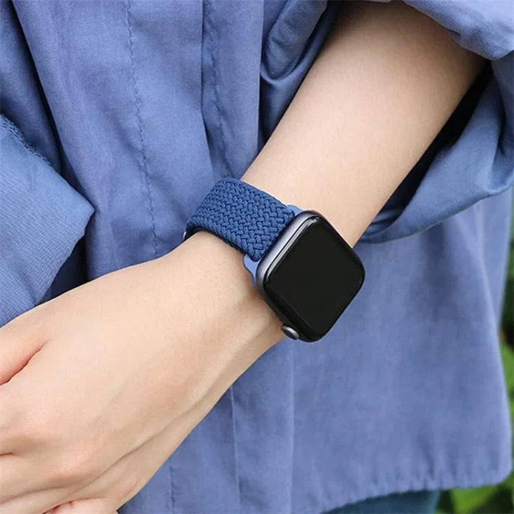 Bracelet de montre en nylon à boucle échelle avec protection pour boîtier ultra-fin de 49 mm, compatible avec Apple Watch Series 44 mm, 40 mm, 46 mm (Series 10/11), 42 mm (Series 10/11) et 45 mm…
