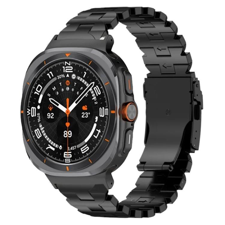 Bracelet de montre en alliage de titane avec boucle déployante papillon, pour Samsung Galaxy Watch Ultra 47mm / Ultra 2025