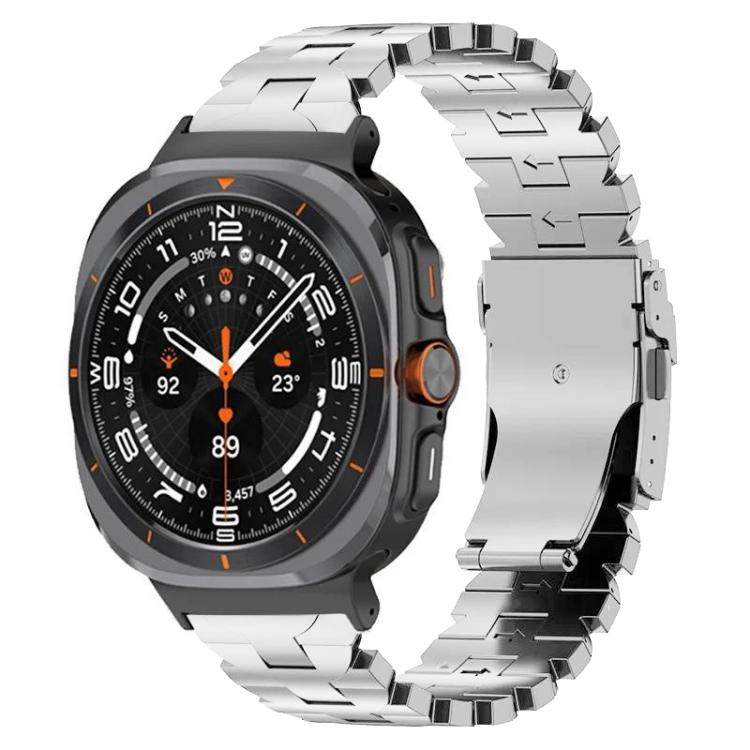 Bracelet de montre en alliage de titane avec boucle déployante papillon, pour Samsung Galaxy Watch Ultra 47mm / Ultra 2025