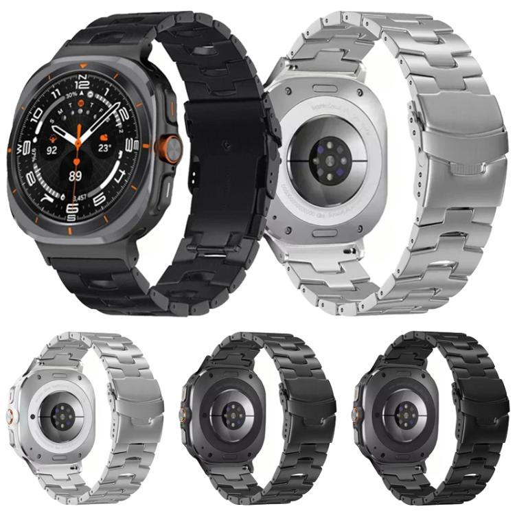 Bracelet de montre en alliage de titane avec boucle de sécurité, pour Samsung Galaxy Watch Ultra 47mm / Ultra 2025