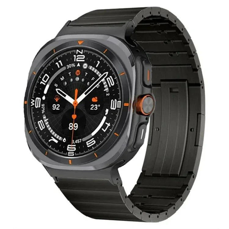 Bracelet de montre en alliage de titane à boucle à dégagement rapide et glissière latérale à une perle, pour Samsung Galaxy Watch Ultra / Ultra 2025, pour Samsung Galaxy Watch8 / Watch8 Classic