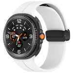 Bracelet de montre magnétique en silicone noir pliable xDfind, pour Samsung Galaxy Watch8 / Watch8 Classic
