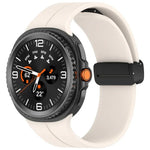 Bracelet de montre magnétique en silicone noir pliable xDfind, pour Samsung Galaxy Watch8 / Watch8 Classic