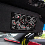 2pcs/Set Forged Gold Foil Carbon Fiber Car Makeup Mirror Panel Decorative Sticker for Chevrolet Corvette C8 2020-, Left and Right Driver, Makeup Mirror Panel