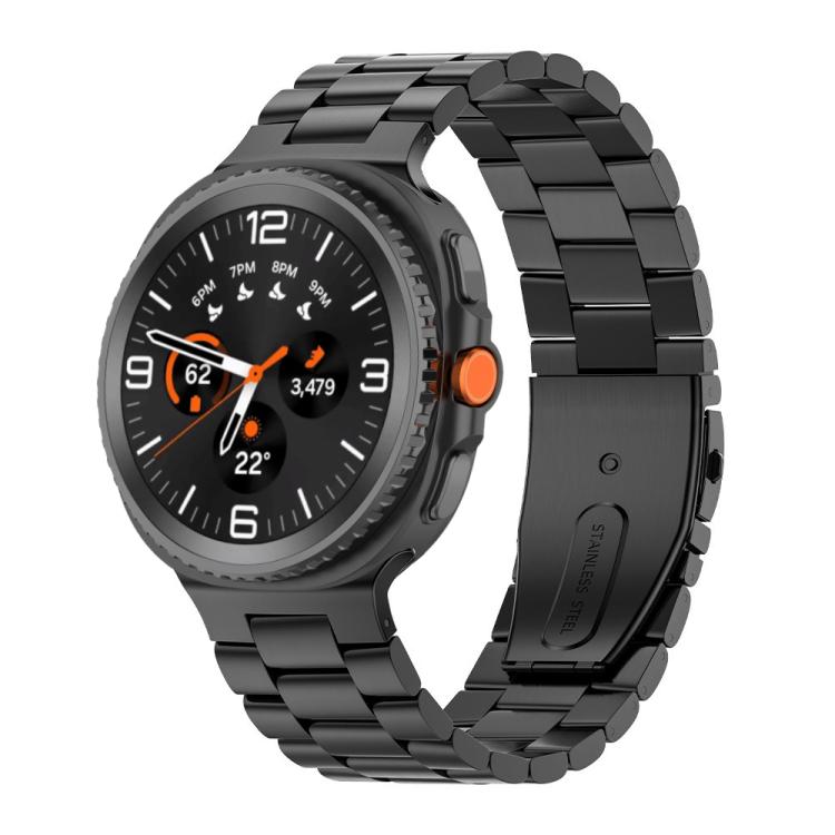 Bracelet de montre en acier inoxydable à trois perles, pour Samsung Galaxy Watch8 / Watch8 Classic