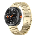 Bracelet de montre en acier inoxydable à trois perles, pour Samsung Galaxy Watch8 / Watch8 Classic